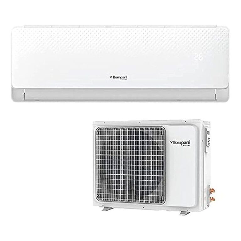 Bompani 1.5 Ton Split Air Conditioner, 18000 BTU, R410 Gas, Rotary Compressor, Front View – Model BSAC18CR