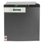 Nobel 47L Single Door Refrigerator in Dark Silver Finish, Front View – Model NR65S