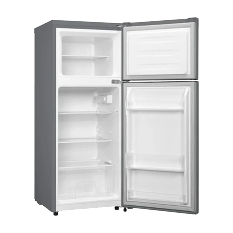 Nikura 250L Double Door Top Mount Refrigerator, Open Door View, Spacious Interior – Model ARF250FSS