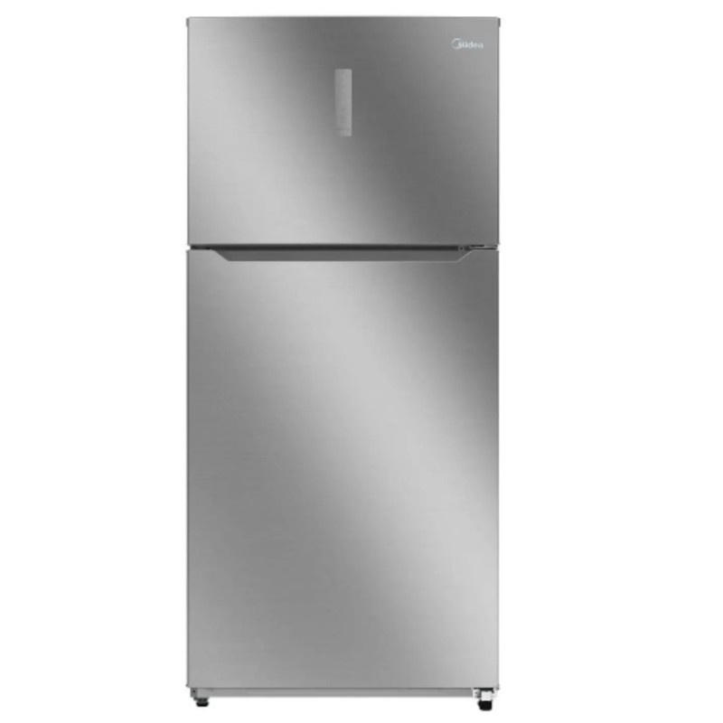 Midea 866 Liter Top Mount Double Door Refrigerator with Inverter Compressor – Front View.
