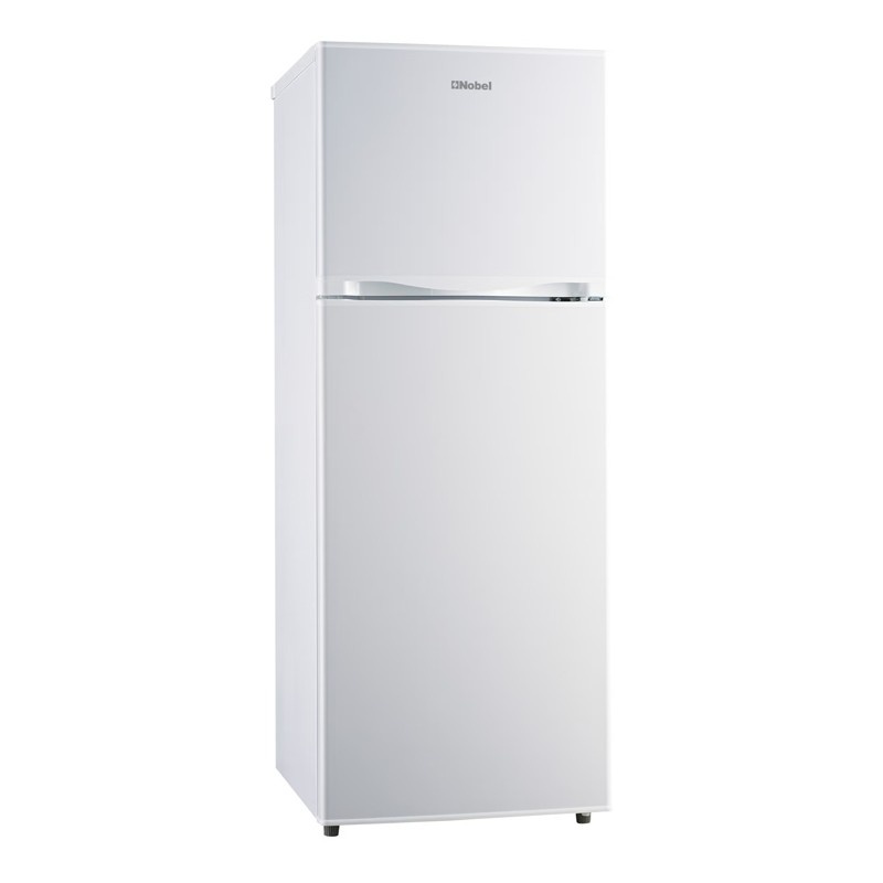Nobel 295 Liter Double Door Refrigerator with Multi Airflow and NoFrost Cooling – Front View.
