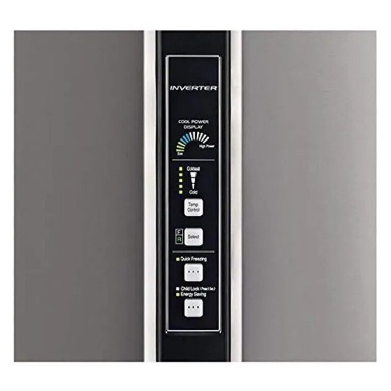Hitachi Refrigerator, Brilliant Silver Finish with Inverter Compressor – Model RV990PUK1K1BSL