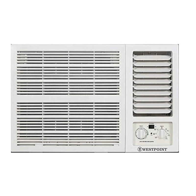 Westpoint 1.5 Ton 18000 BTU Window Air Conditioner with Piston Compressor – Front View.
