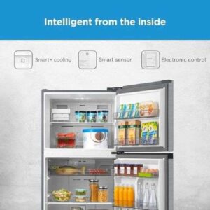 Midea 645L Top Mount Refrigerator with Spacious Interior and Frost-Free Cooling, Open Door View – Model MDRT645MTE46D