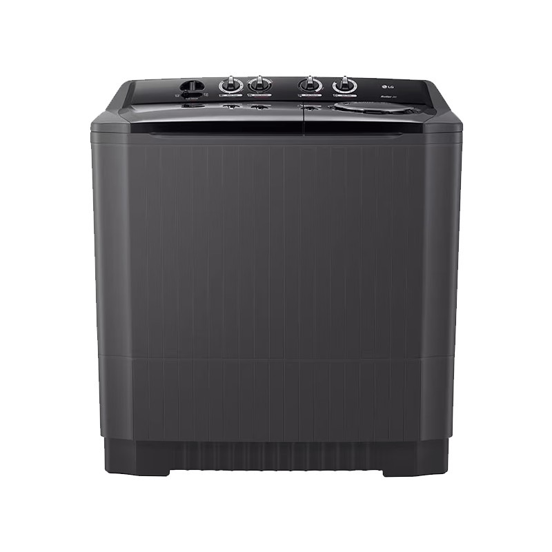 Front view – Dual tubs with control panel | العرض الأمامي – الحوضين مع لوحة التحكم