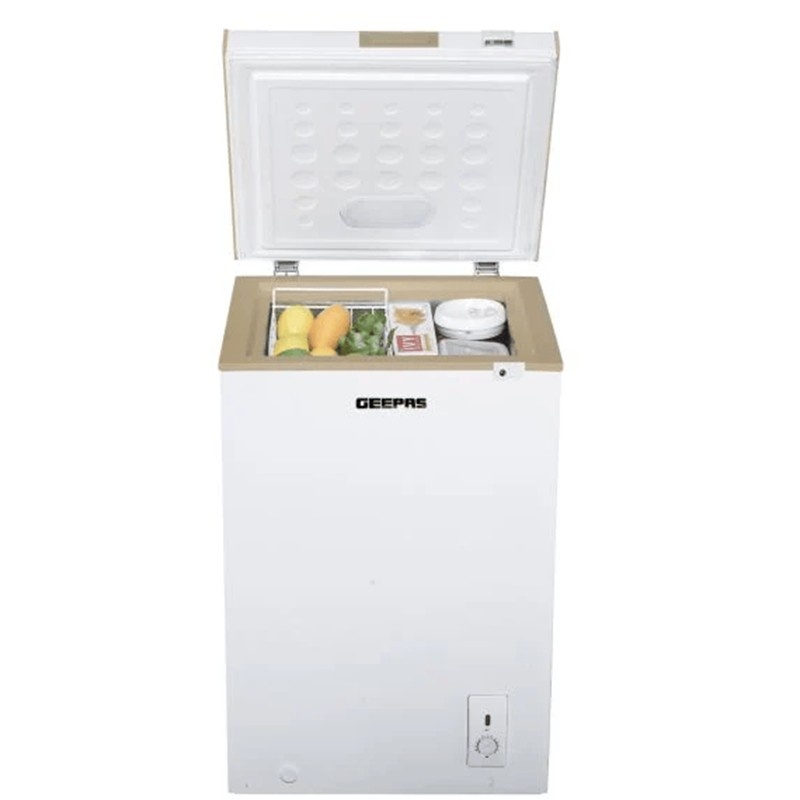 Top view showing lid design and spacious interior compartment | المنظر العلوي يُظهر تصميم الغطاء والمساحة الداخلية الواسعة