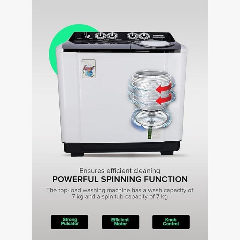 Daewoo DW-T201WD 20 Kg Twin Tub Semi-Automatic Washing Machine – White – 1 Year Warrantyغسالة دايو مزدوجة الحوض سعة 20 كجم نصف أوتوماتيكية – أبيض – ضمان سنة واحدة