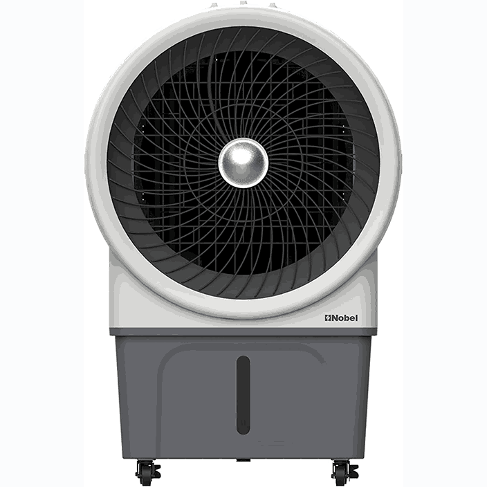 Efficient cooling with large tank and dual oscillation – توزيع هواء واسع وخزان كبير