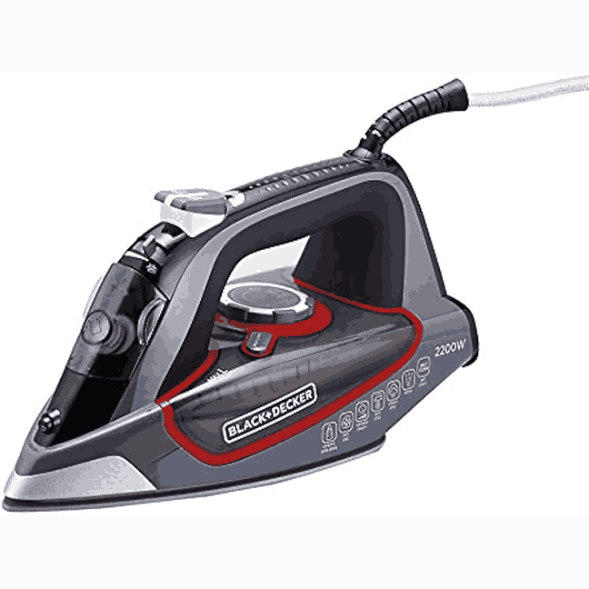 Black+Decker Vertical Steam Iron | بخار عمودي مكواة بلاك اند ديكر