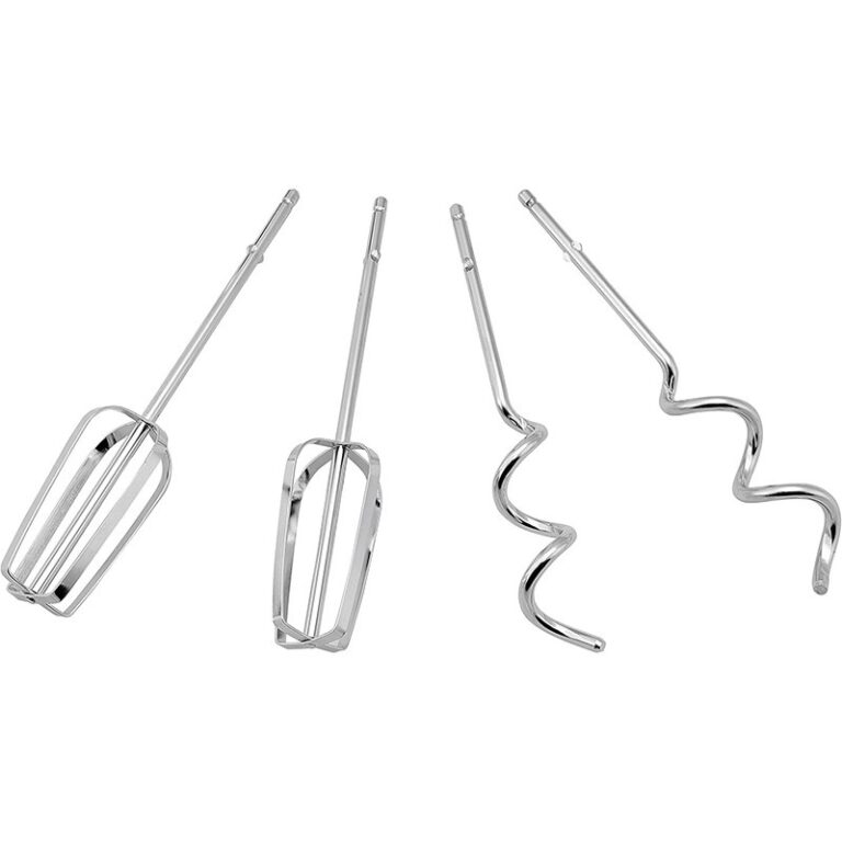 Stainless Steel Beaters and Dough Hooks for Geepas GHM6127