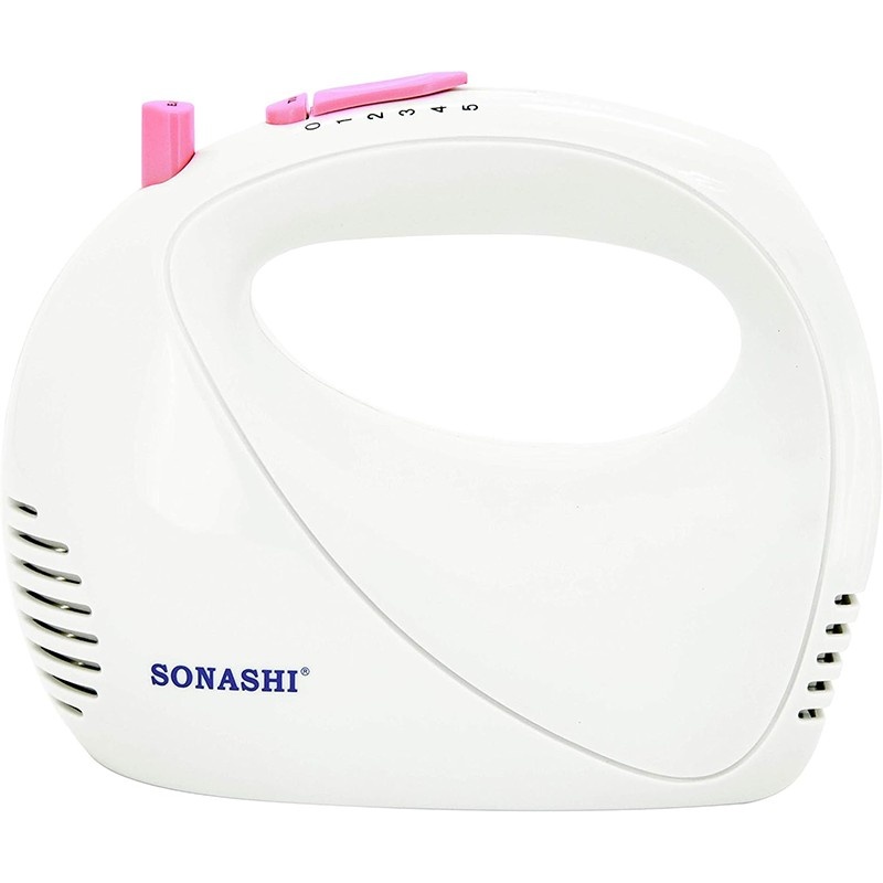 Sonashi SMX-144 Hand Mixer in use for baking and whipping