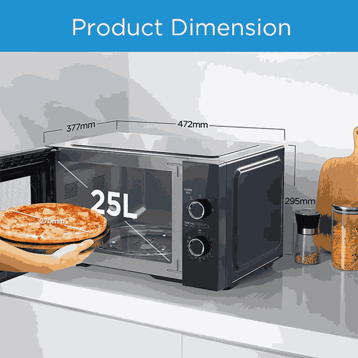 Midea Microwave Interior 25L | داخل ميكروويف ميديا 25 لتر