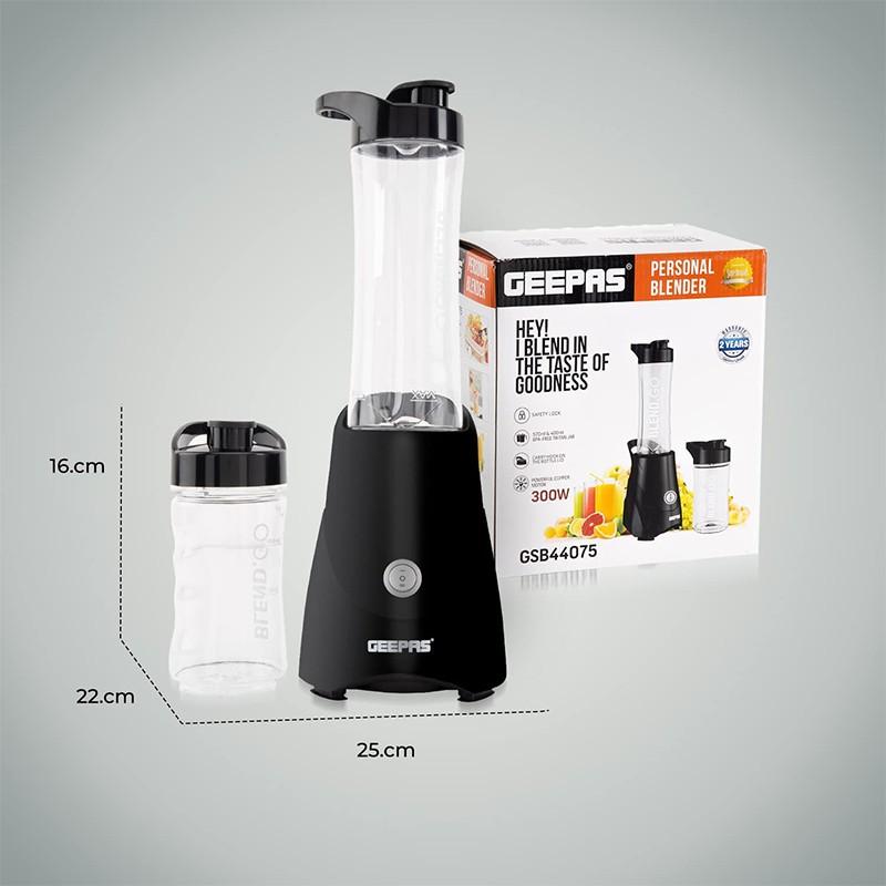Side view of Geepas GSB44075 Personal Blender | منظر جانبي لخلاط جيباس