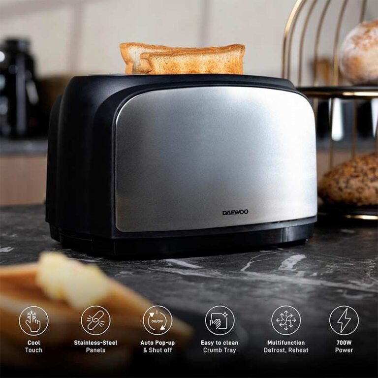 Top slots of Daewoo DST-8366 2-Slice Toaster | فتحات توستر دايو