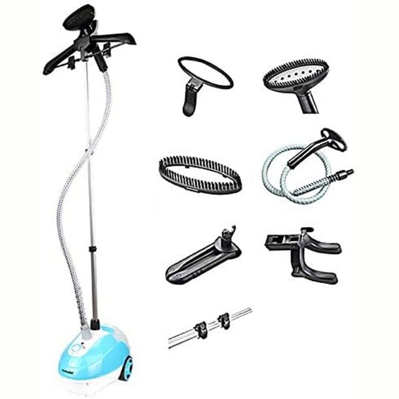 Sonashi SGS-321 Garment Steamer in use | مكواة بخار سوناشي أثناء الاستخدام