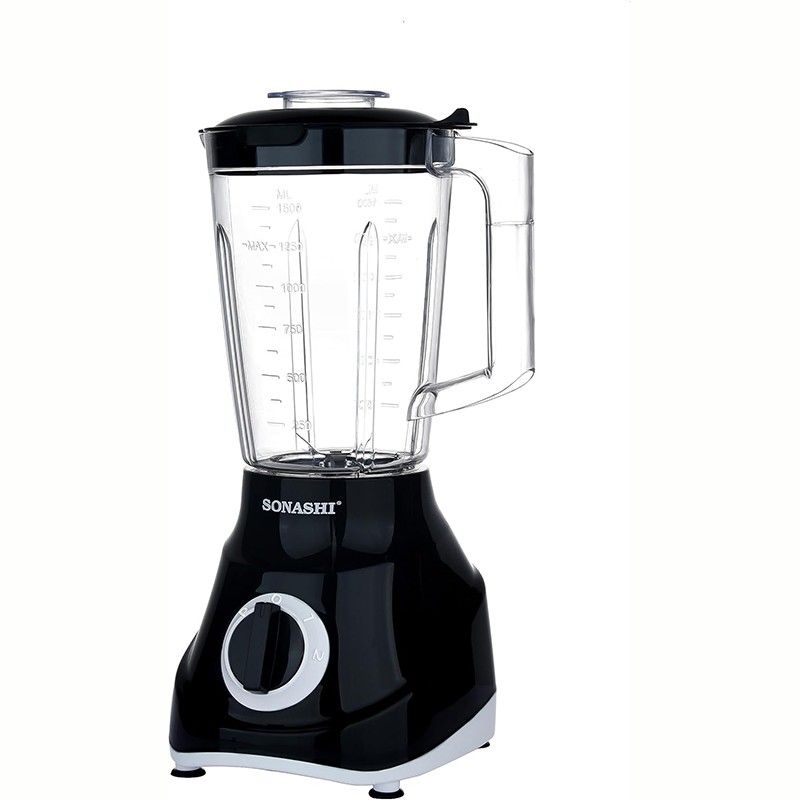 Side view of Sonashi SB-195 Mixer Grinder | منظر جانبي لخلاط Sonashi SB-195