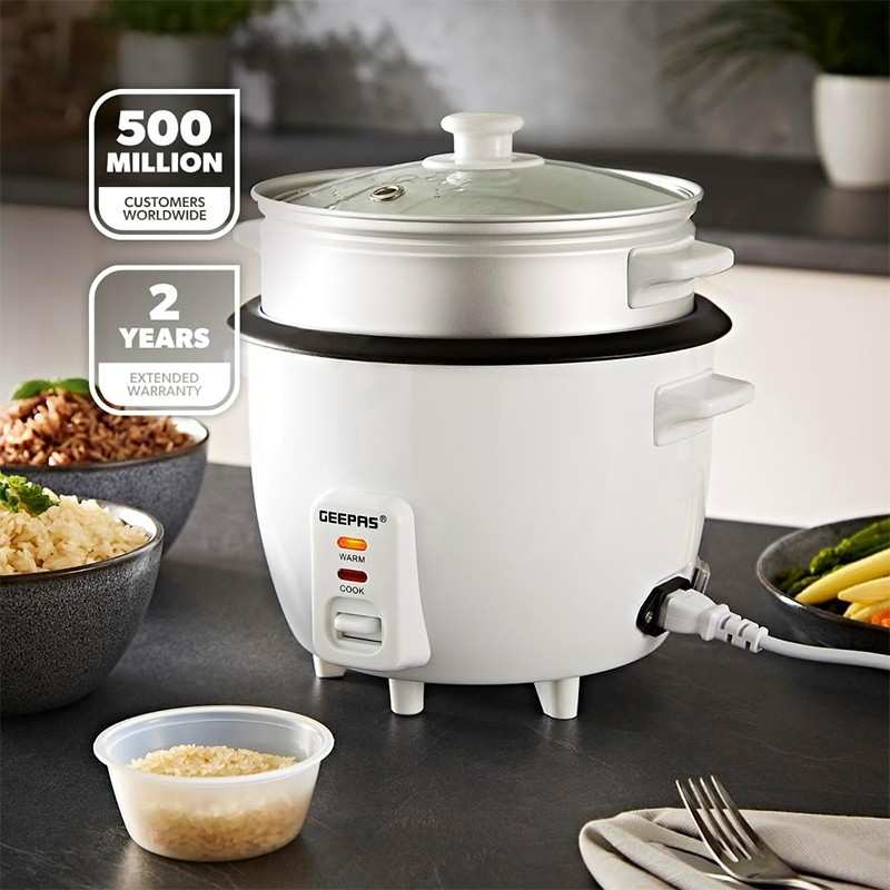 Geepas GRC4325H 1L Rice Cooker | طباخ أرز جيباس 1 لتر