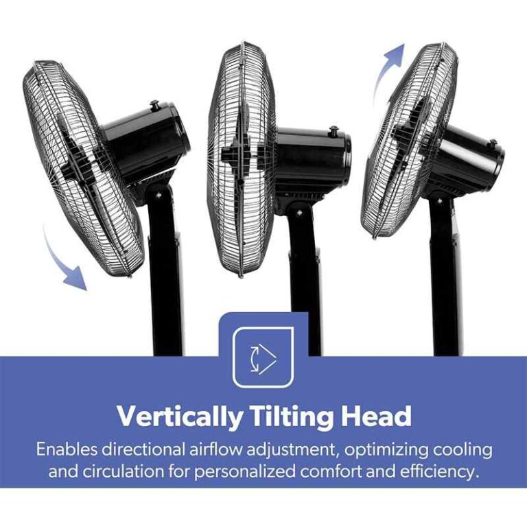 Adjustable height Geepas stand fan GF9489 | مروحة جيباس GF9489 بارتفاع قابل للتعديل