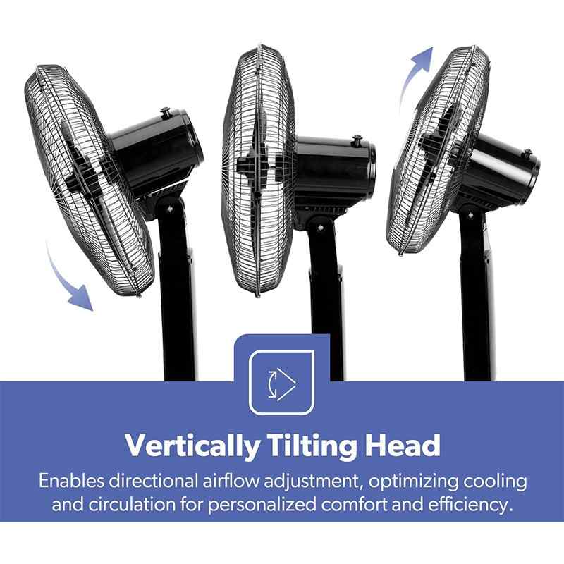 Adjustable height Geepas stand fan GF9489 | مروحة جيباس GF9489 بارتفاع قابل للتعديل