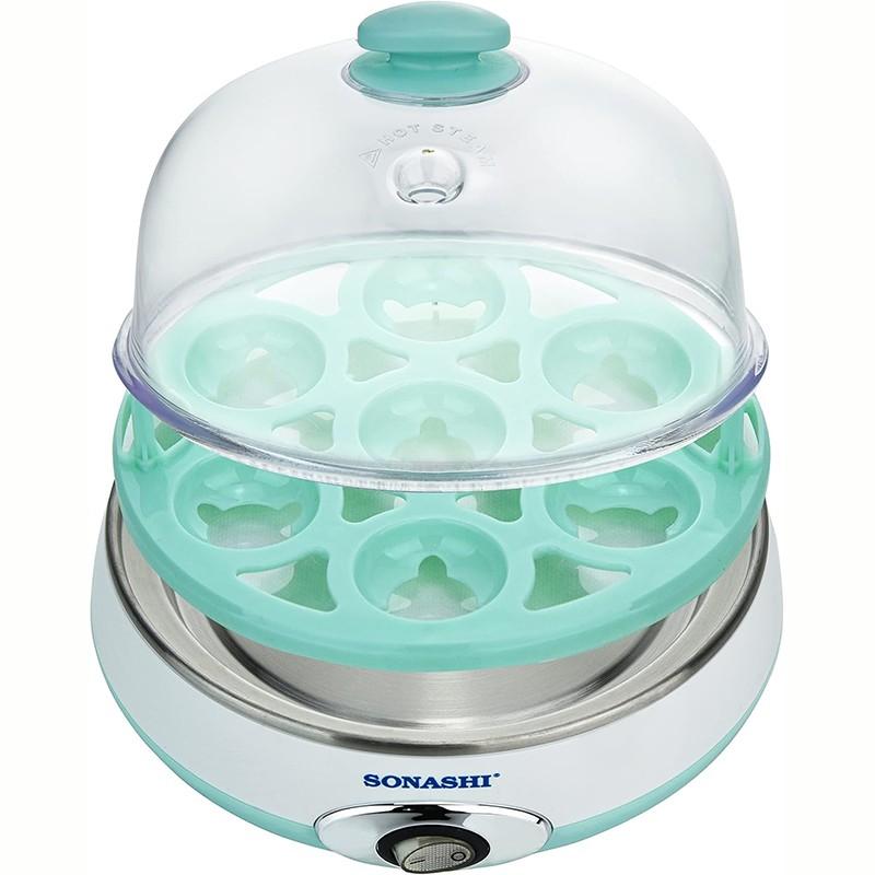 Top view of Sonashi SEB-77 with eggs | منظر علوي لغلاية بيض سوناشي SEB-77