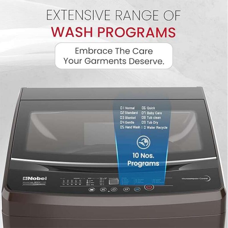 Nobel washing machine control panel LED display buttons لوحة تحكم غسالة نوبل شاشة LED وأزرار