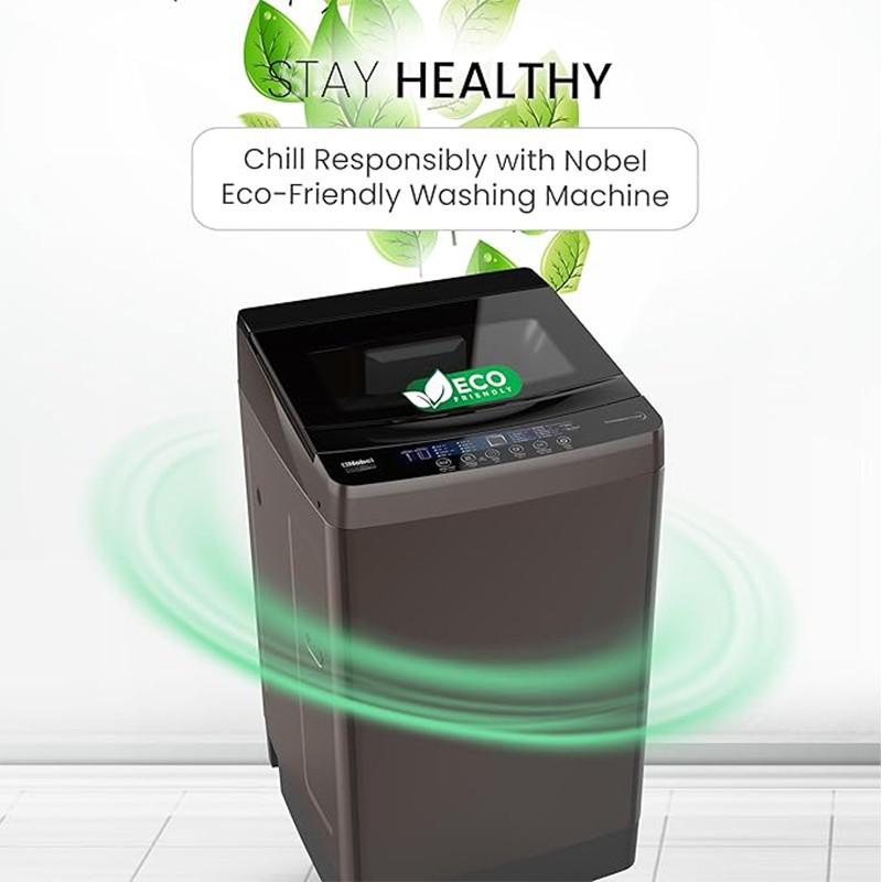 Nobel energy efficient washing machine 3 star rating غسالة نوبل موفرة للطاقة 3 نجوم
