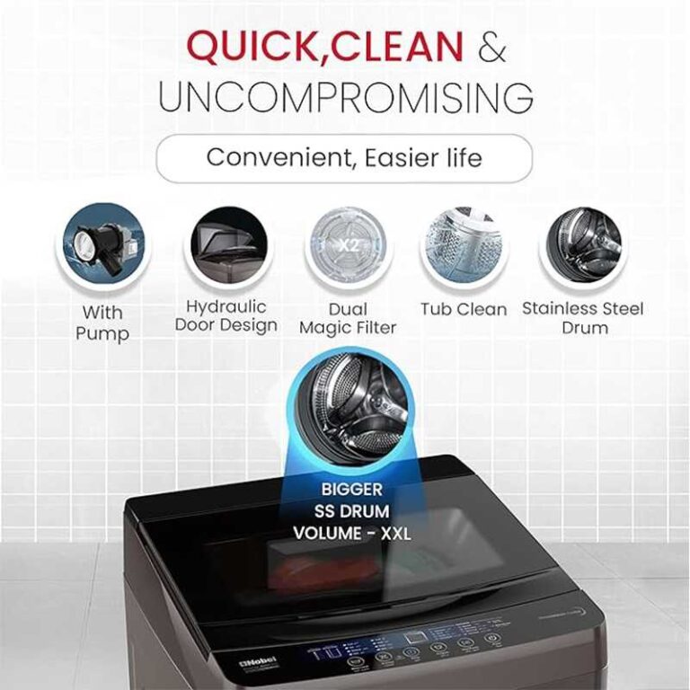 Nobel washing machine features 10 programs LED display مميزات غسالة نوبل 10 برامج شاشة LED