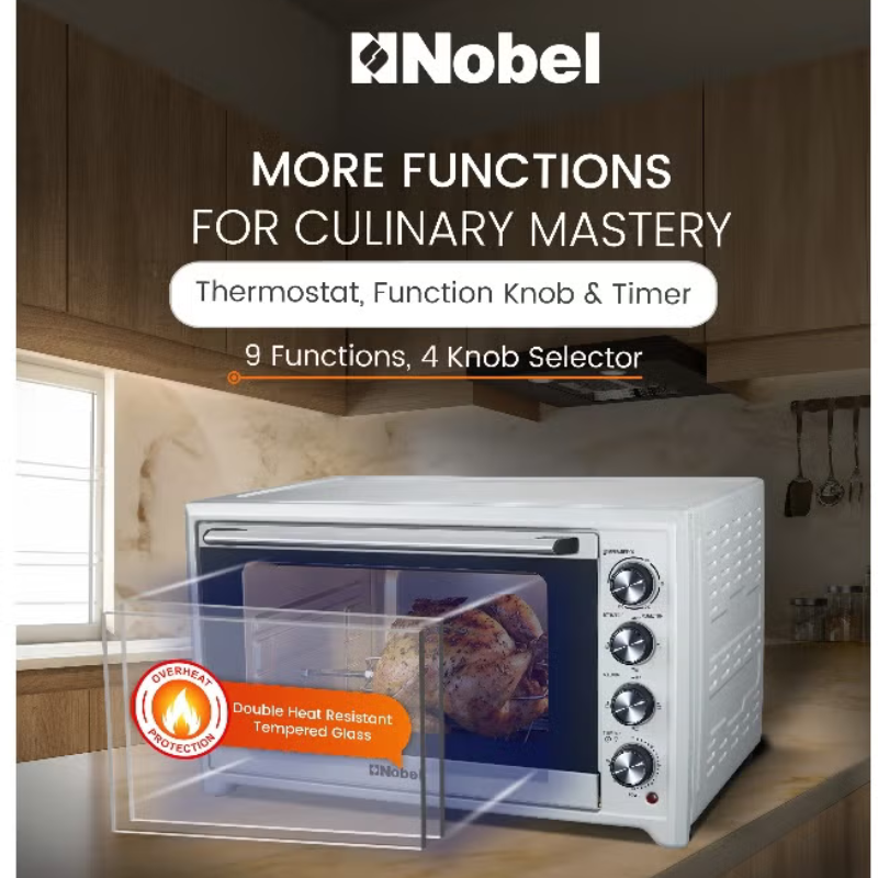 NEO60PI Electric Oven Open Door Interior النص البديل: فرن كهربائي NEO60PI باب مفتوح